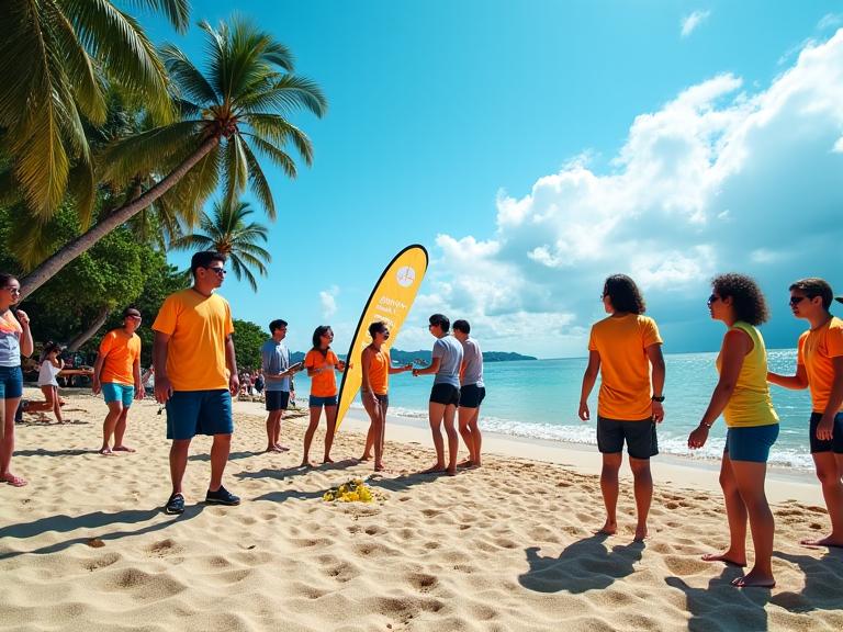 Corporate Team Building Event Setup